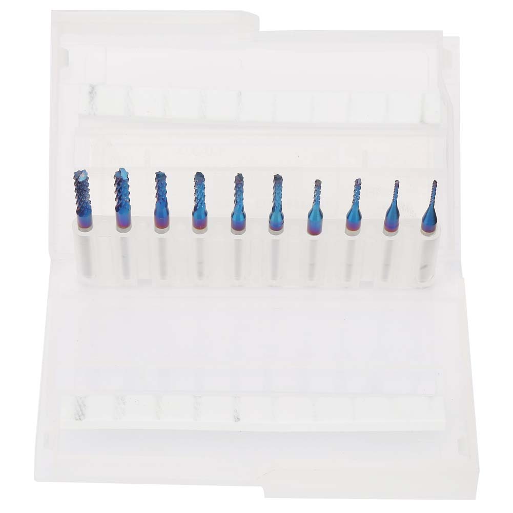 10 шт. твердосплавных фрезерных резцов Blue Corn End Cutter Mill Engraving Bit для станков с ЧПУ PCB
10 шт. твердосплавных фрезерных резцов Blue Corn End Cutter Mill Engraving Bit для станков с ЧПУ PCB