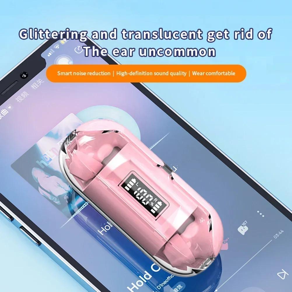 Sports Earphone LED Digital Display TM20 Wireless Headset Bluetooth headsets Earbuds Transparent headsets tws Bluetooth 5.3
Sports Earphone LED Digital Display TM20 Wireless Headset Bluetooth headsets Earbuds Transparent headsets tws Bluetooth 5.3
