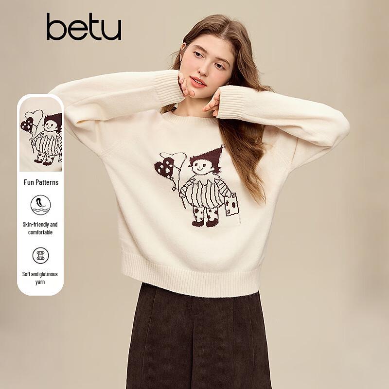 Betu Women s 2025 Winter Fun Pattern Round Neck Sweater M
Betu Women s 2025 Winter Fun Pattern Round Neck Sweater M