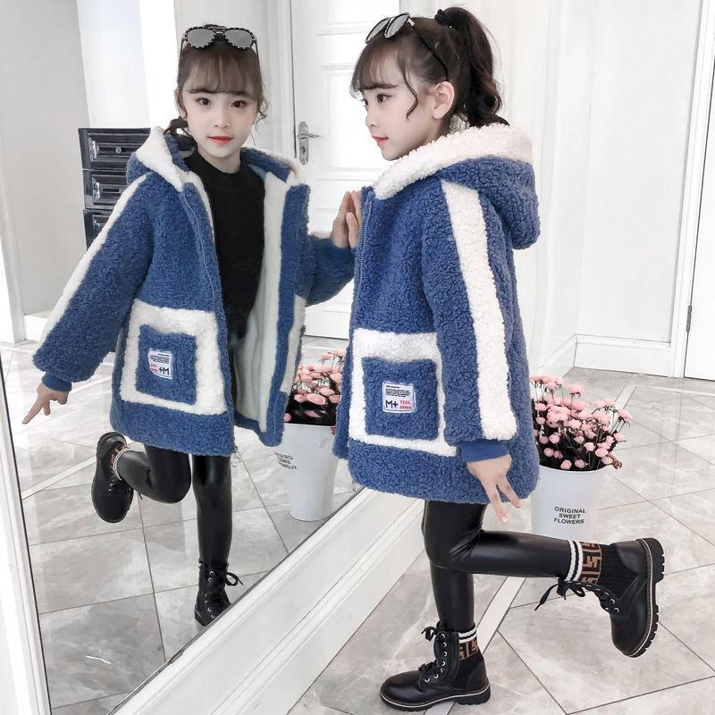 Зимняя куртка для девочек из овечьего флиса, средней длины с утолщением из бархата, детская куртка для больших детей, куртка для маленьких девочек 150 синий
Зимняя куртка для девочек из овечьего флиса, средней длины с утолщением из бархата, детская куртка для больших детей, куртка для маленьких девочек 150 синий