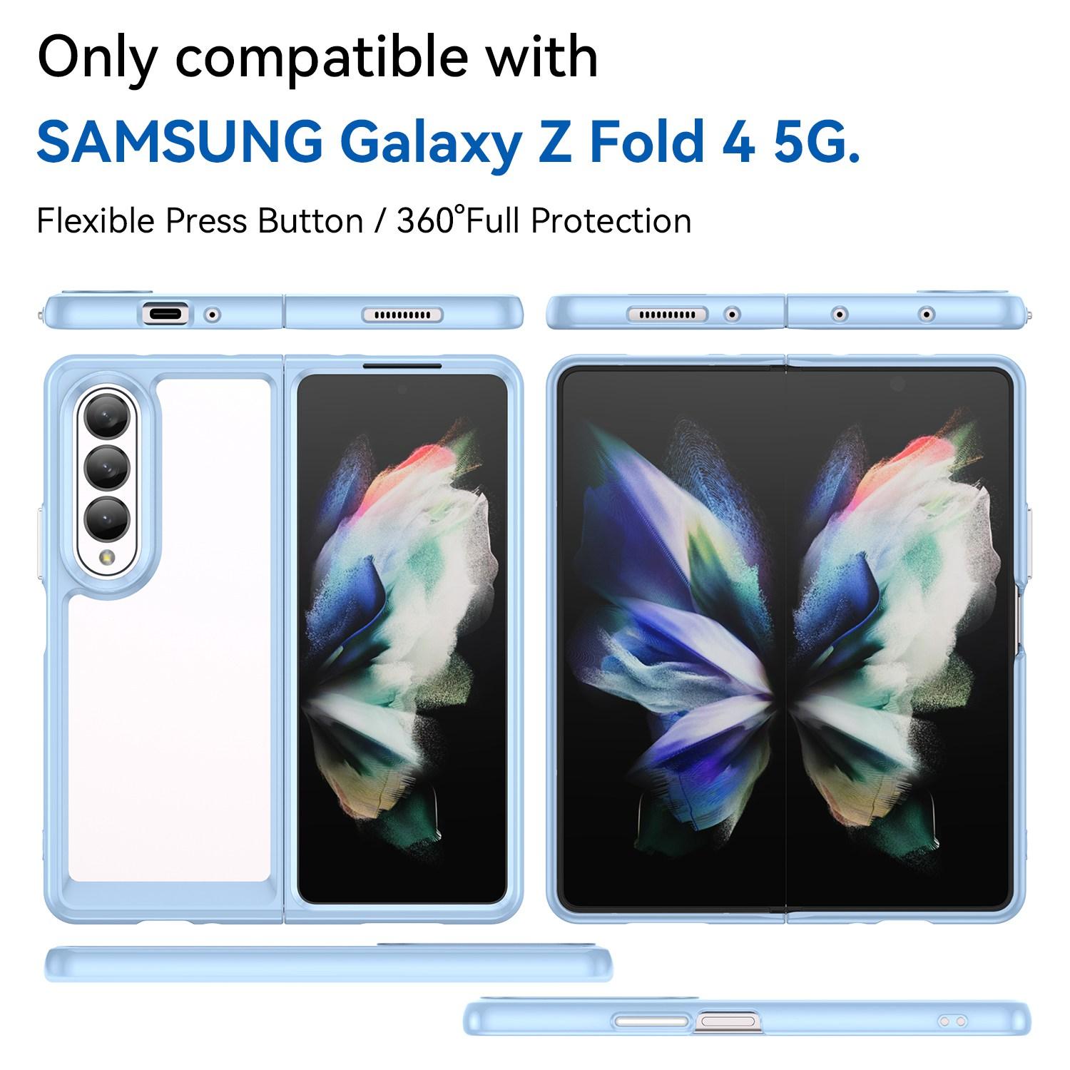 For Samsung Galaxy Z Fold4 5G Anti-Scratch TPU+Acrylic Hybrid Cases Mobile Phone Case Cover Protector Baby Blue
For Samsung Galaxy Z Fold4 5G Anti-Scratch TPU+Acrylic Hybrid Cases Mobile Phone Case Cover Protector Baby Blue