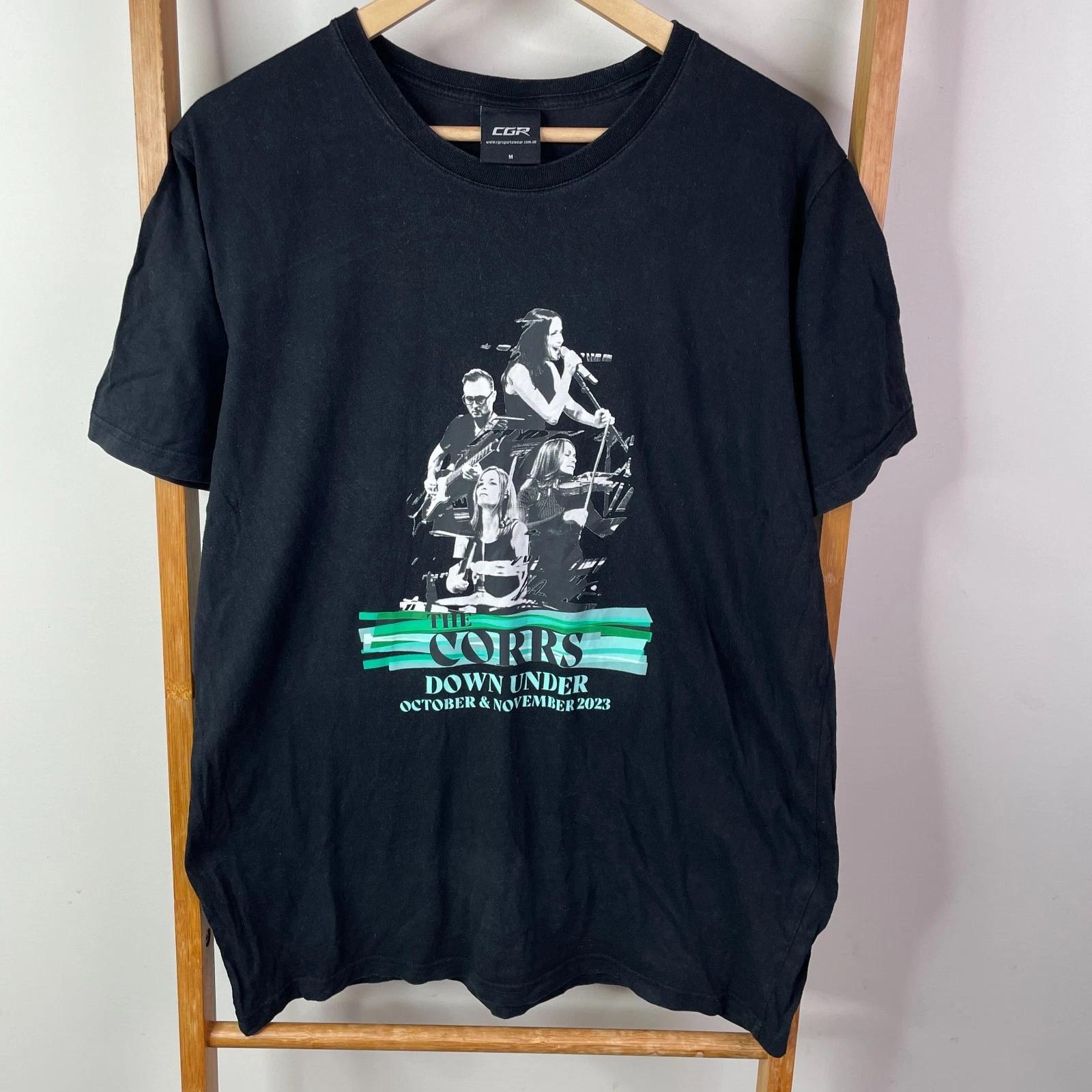 The Corrs Shirt Mens Medium Black Graphic Print Down Under October November 2023 M
The Corrs Shirt Mens Medium Black Graphic Print Down Under October November 2023 M
