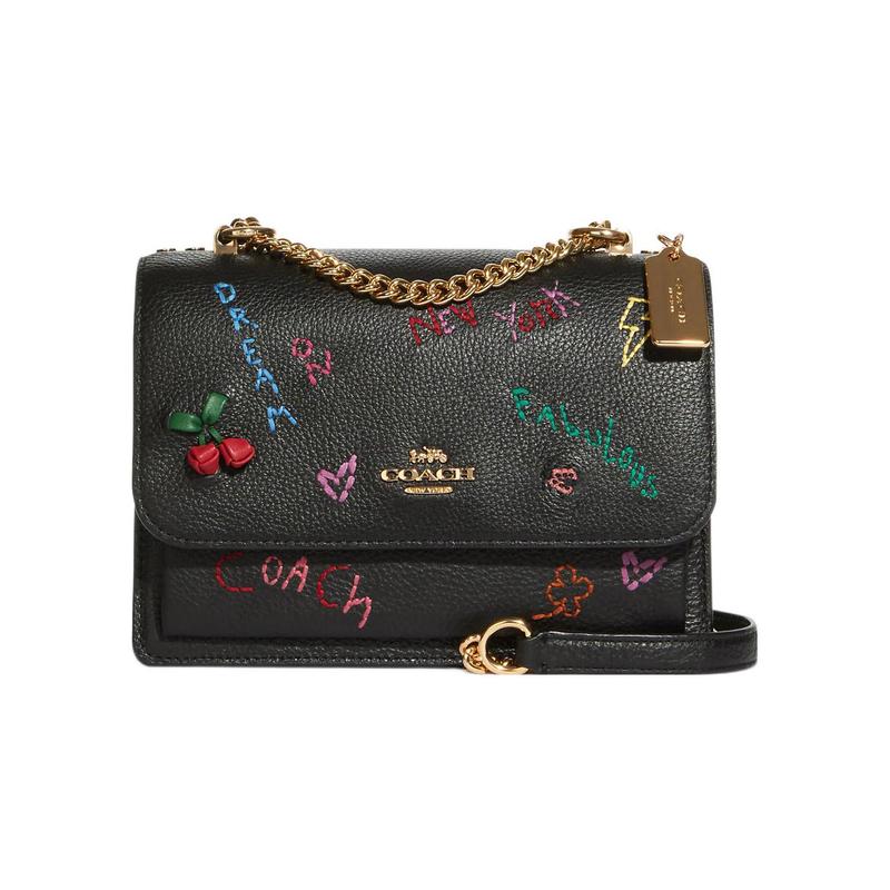 COACH shoulder bag Diary Embroidery joint model Klare 22 solid color diary embroidered flap chain leather accordion crossbody small size women s black чорний
COACH shoulder bag Diary Embroidery joint model Klare 22 solid color diary embroidered flap chain leather accordion crossbody small size women s black чорний
