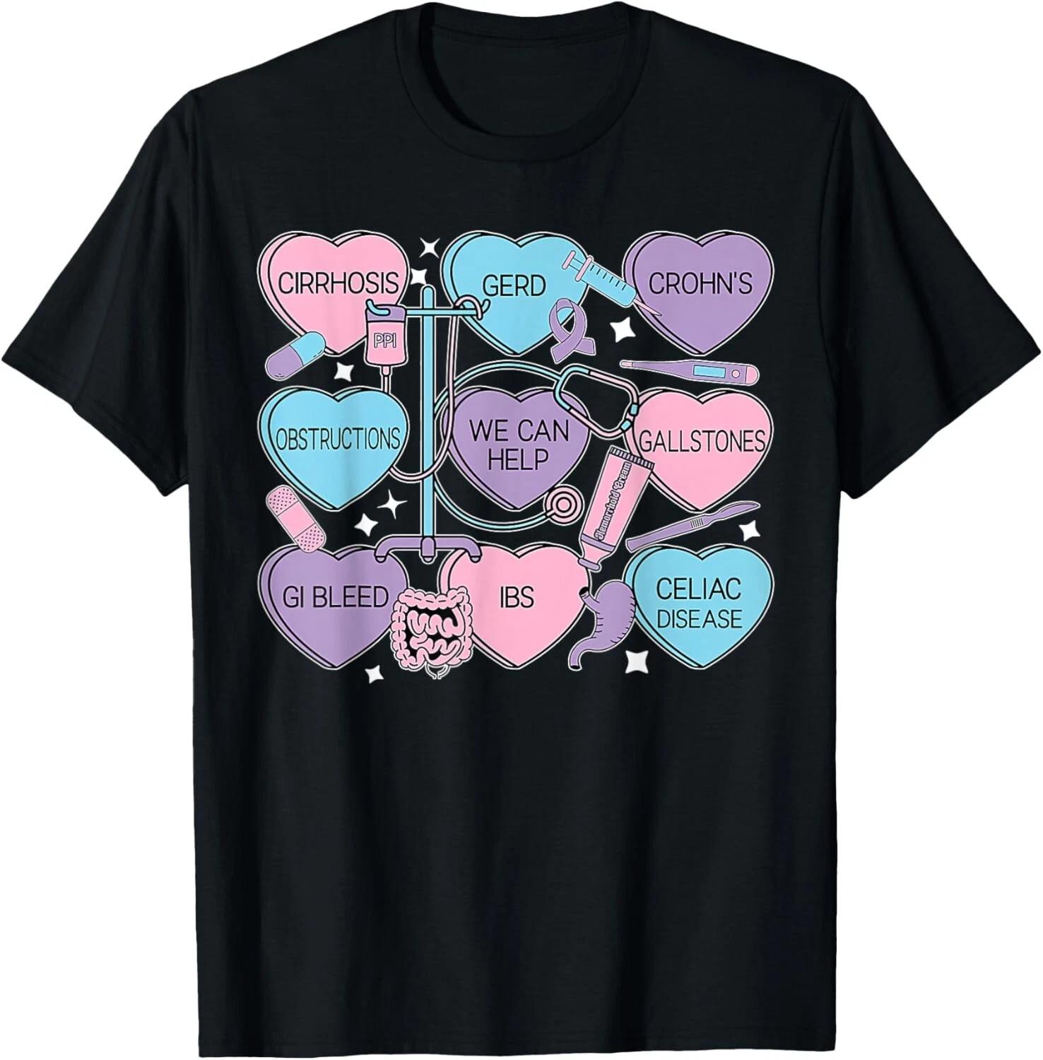 Retro Gi Nurse Gastroenterology Candy Heart Valentine s Day Gift Unisex T-Shirt 2XL
Retro Gi Nurse Gastroenterology Candy Heart Valentine s Day Gift Unisex T-Shirt 2XL
