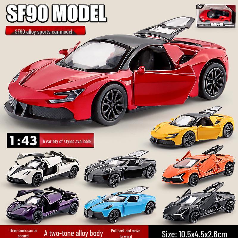 1:43 Модель спортивного автомобиля Ferrari с инерционным механизмом - Трехдверная симуляция из сплава для мальчиков
1:43 Модель спортивного автомобиля Ferrari с инерционным механизмом - Трехдверная симуляция из сплава для мальчиков