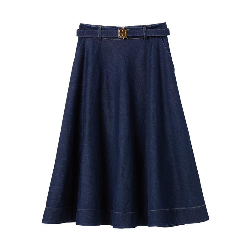LANGZI High-Waist A-Line Denim Midi Skirt XL
LANGZI High-Waist A-Line Denim Midi Skirt XL