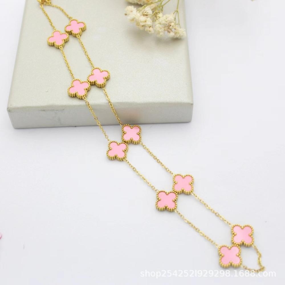 Four-leaf Clover Necklace Double-sided Four-leaf Clover Clavicle Chain High-end Luxury Women s Necklace 18K
Four-leaf Clover Necklace Double-sided Four-leaf Clover Clavicle Chain High-end Luxury Women s Necklace 18K