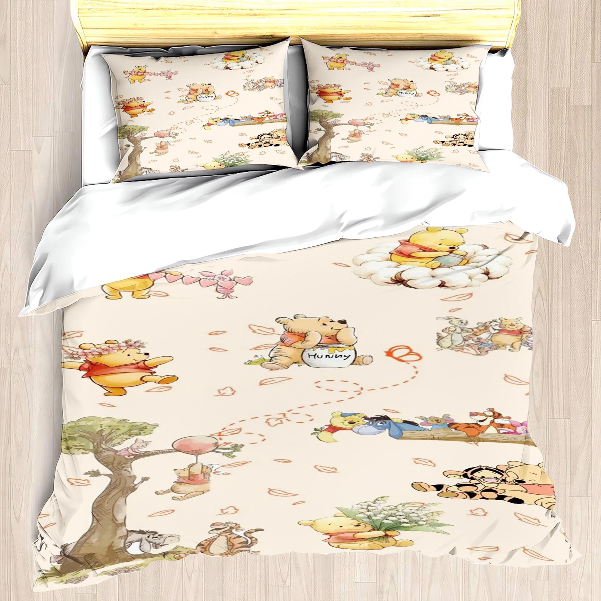 MINISO Winnie the Pooh Duvet Cover Set Comforter Bedding 3d Children S Bedding Set 3-Piece 1 Quilt Cover King Size EU Single(135*200cm)3pcs
MINISO Winnie the Pooh Duvet Cover Set Comforter Bedding 3d Children S Bedding Set 3-Piece 1 Quilt Cover King Size EU Single(135*200cm)3pcs