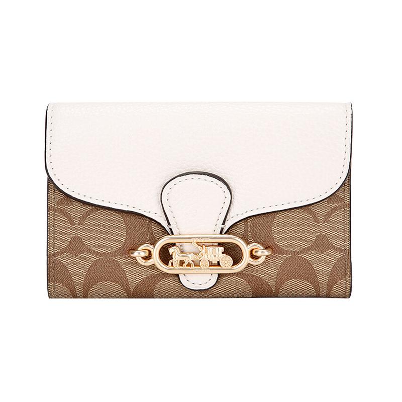 COACH Jade 15 Carriage Buckle Leather Coin Purse Clutch Regular Women Khaki White белый
COACH Jade 15 Carriage Buckle Leather Coin Purse Clutch Regular Women Khaki White белый