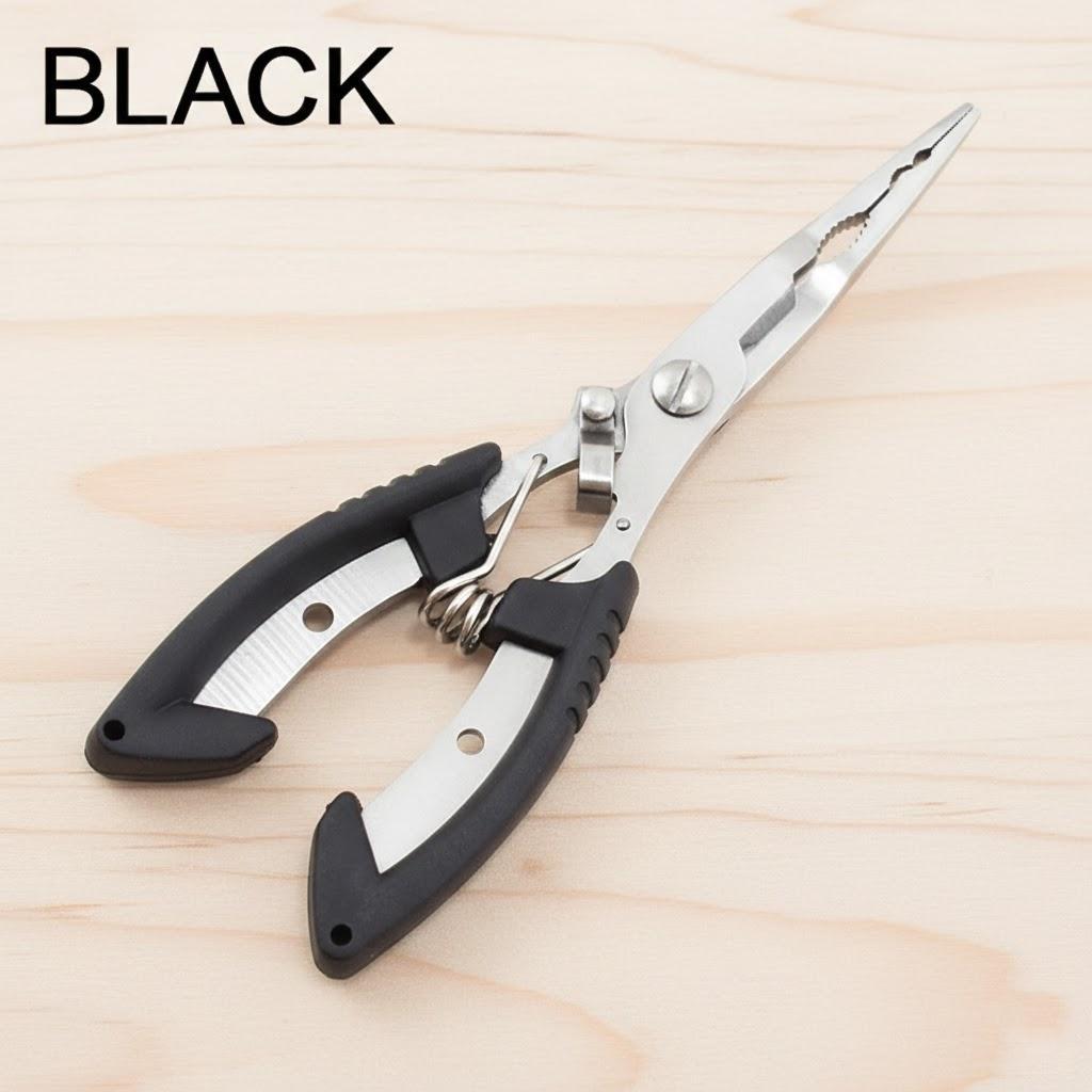 Multifunction Fishing Plier Scissor 17CM Braid Line Cutter Hook Remover Tackle Tool Fishing Accessories чорний
Multifunction Fishing Plier Scissor 17CM Braid Line Cutter Hook Remover Tackle Tool Fishing Accessories чорний