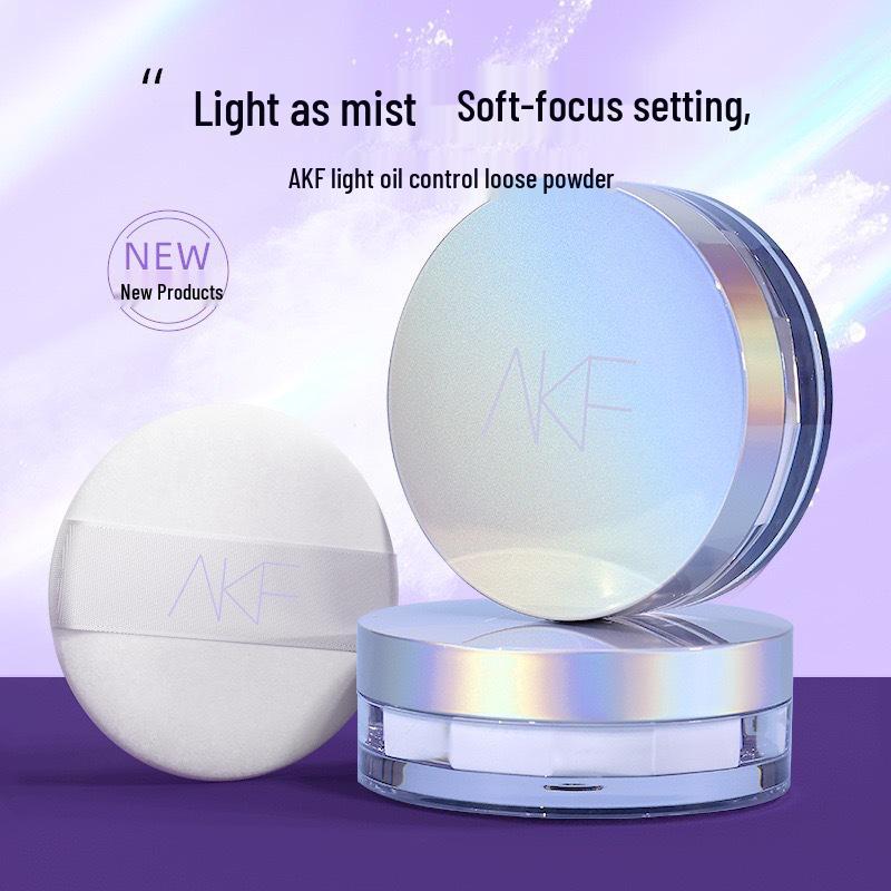 AKF Light & Oil-Control Long-Lasting Waterproof Setting Powder for Oily Skin 10g
AKF Light & Oil-Control Long-Lasting Waterproof Setting Powder for Oily Skin 10g