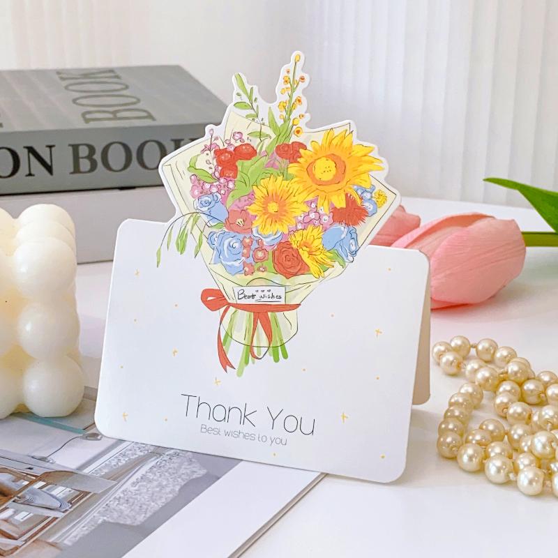 10Pcs/Set 3D Cards Bouquet Folding Card Packaging Material Valentines Day Card Gift Cards
10Pcs/Set 3D Cards Bouquet Folding Card Packaging Material Valentines Day Card Gift Cards
