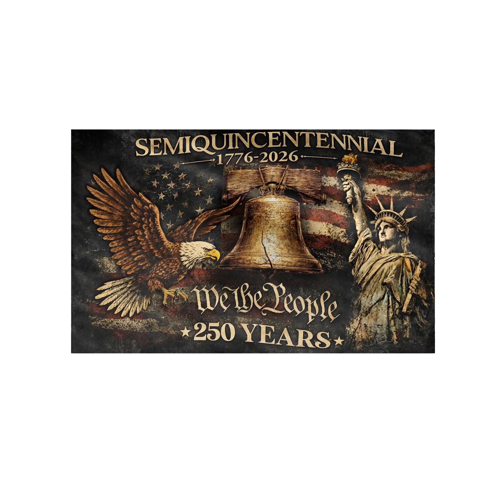 Commemorative Single-Sided Flag 90x150cm 250 Years Anniversary Design with Printed Year Markings and Text Suitable for Indoor Outdoor Display One Size
Commemorative Single-Sided Flag 90x150cm 250 Years Anniversary Design with Printed Year Markings and Text Suitable for Indoor Outdoor Display One Size