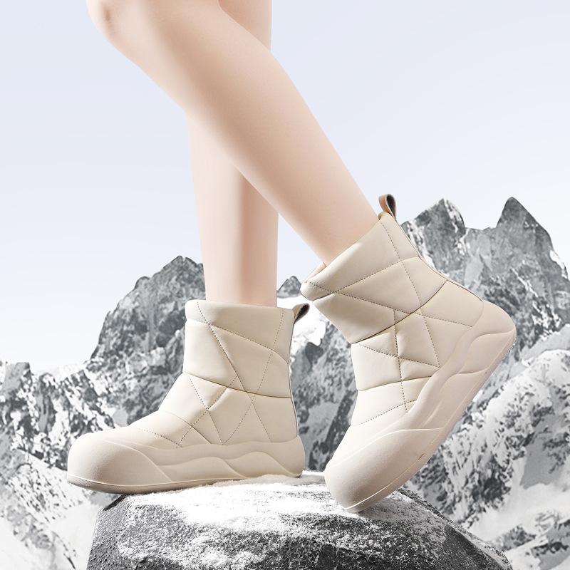 Casual versatile white snow boots women s winter new velvet thickened outdoor short boots 37
Casual versatile white snow boots women s winter new velvet thickened outdoor short boots 37