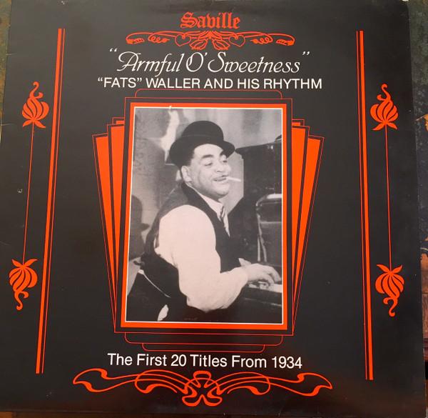 LP Record FATS WALLER & HIS RHYTHM - Armful O Sweetness SVL182 Saville Records 1986 UK Jazz Used
LP Record FATS WALLER & HIS RHYTHM - Armful O Sweetness SVL182 Saville Records 1986 UK Jazz Used