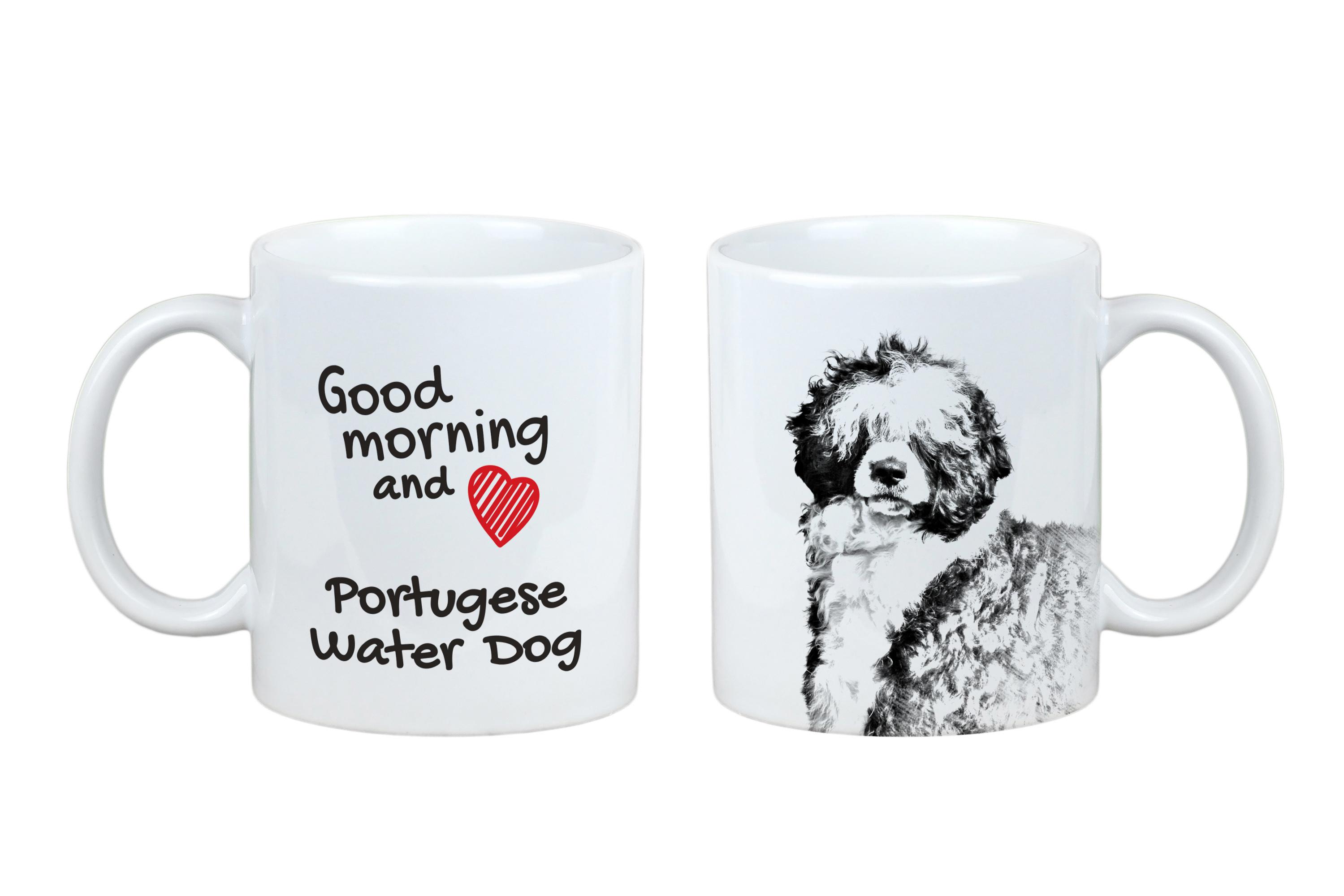 Portuguese Water Dog, Portie, PWD, Water Dog - cup with a dog, personalized cup with a print, a classic gift for everyone from the Art-Dog brand білий
Portuguese Water Dog, Portie, PWD, Water Dog - cup with a dog, personalized cup with a print, a classic gift for everyone from the Art-Dog brand білий