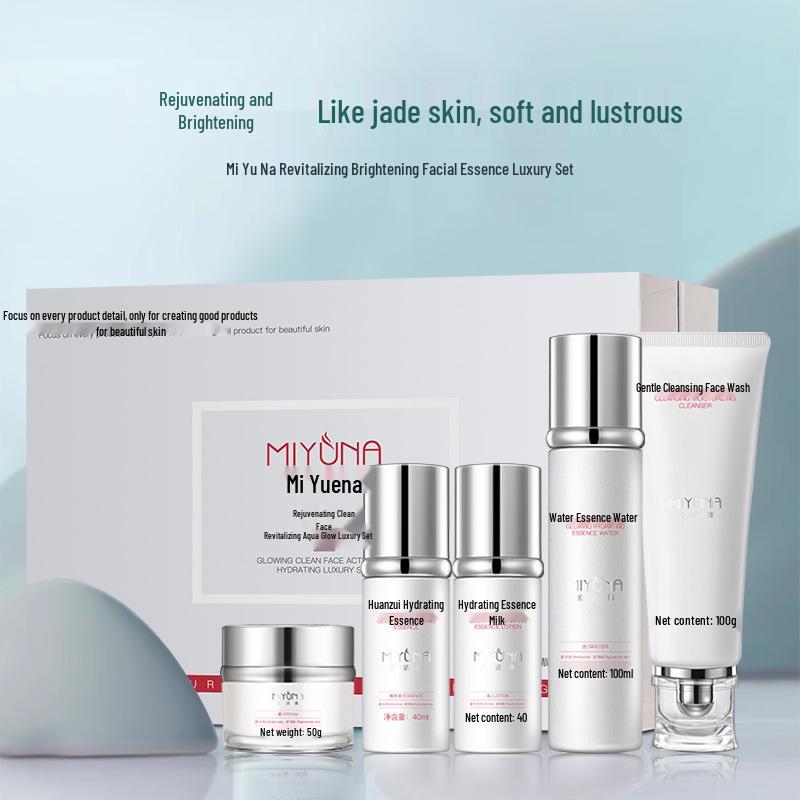 Niacinamide & Arbutin 5-Piece Skincare Set: Hydrate, Moisturize, Brighten, & Care for Sunburned, Luminous Skin
Niacinamide & Arbutin 5-Piece Skincare Set: Hydrate, Moisturize, Brighten, & Care for Sunburned, Luminous Skin