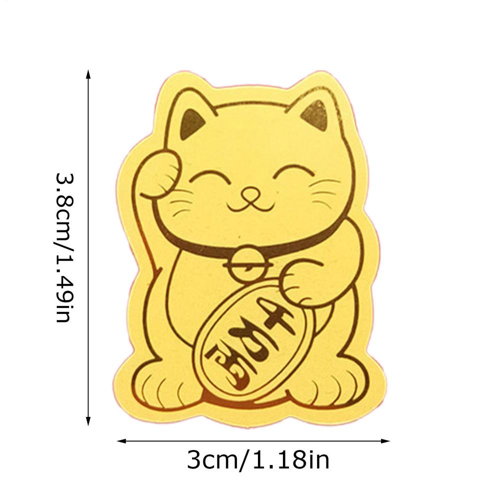 1pc Gold Foil Lucky Cat Mobile Phone Decoration Stickers Tai Sui God of Wealth DIY Decor Self-adhesive Patch New Year Sticker
1pc Gold Foil Lucky Cat Mobile Phone Decoration Stickers Tai Sui God of Wealth DIY Decor Self-adhesive Patch New Year Sticker