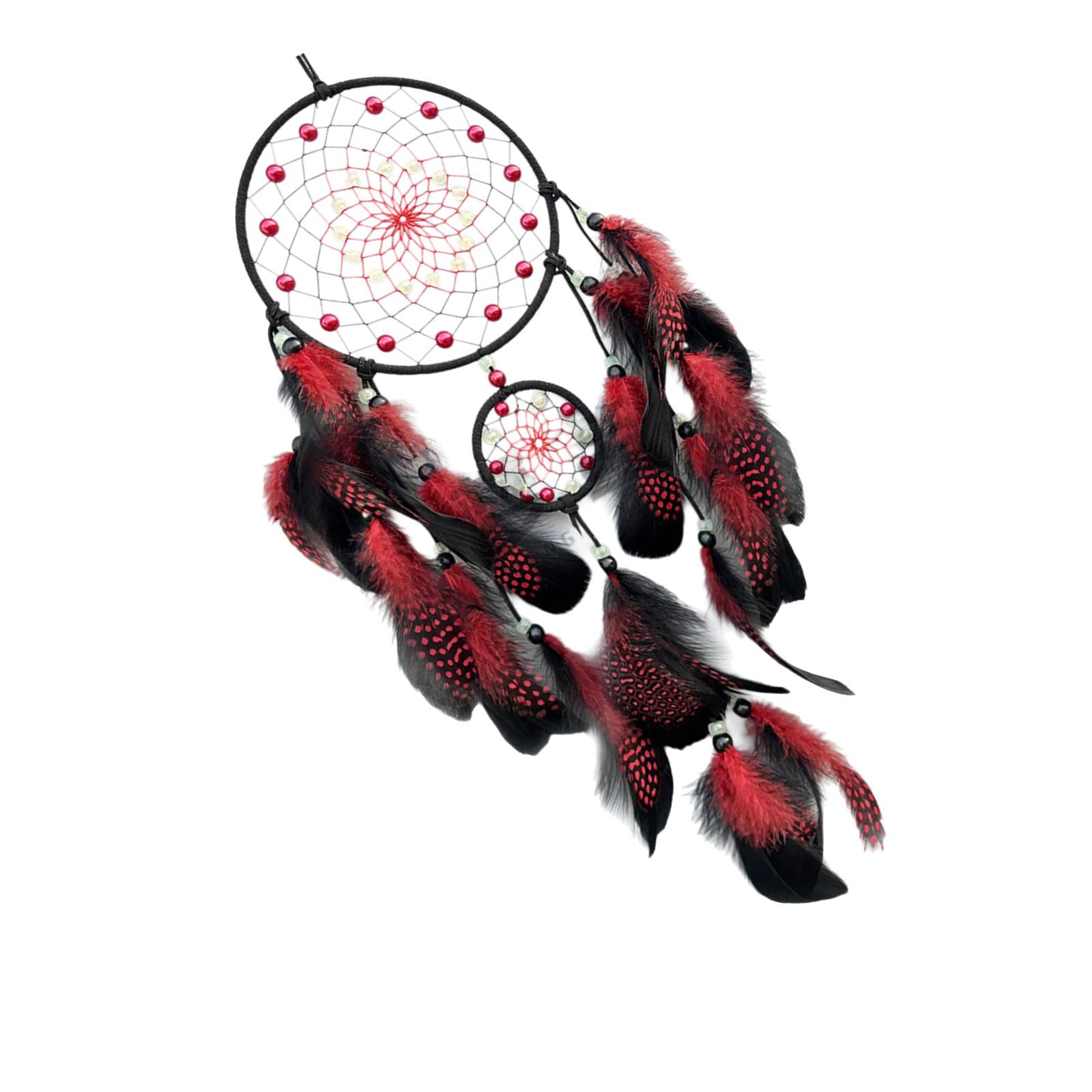 Підвіска Ловець снів, що світиться в темряві, з пір яними китицями, Музика вітру для декору спальні та дитячої кімнати червоний
Підвіска Ловець снів, що світиться в темряві, з пір яними китицями, Музика вітру для декору спальні та дитячої кімнати червоний