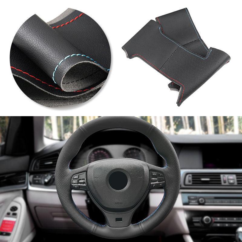 For BMW F10 F07 520i 528i F12 F13 F06 F01 F02 Car Accessories Braid Steering Wheel Cover Hand Sewing Black Leather red blue line
For BMW F10 F07 520i 528i F12 F13 F06 F01 F02 Car Accessories Braid Steering Wheel Cover Hand Sewing Black Leather red blue line