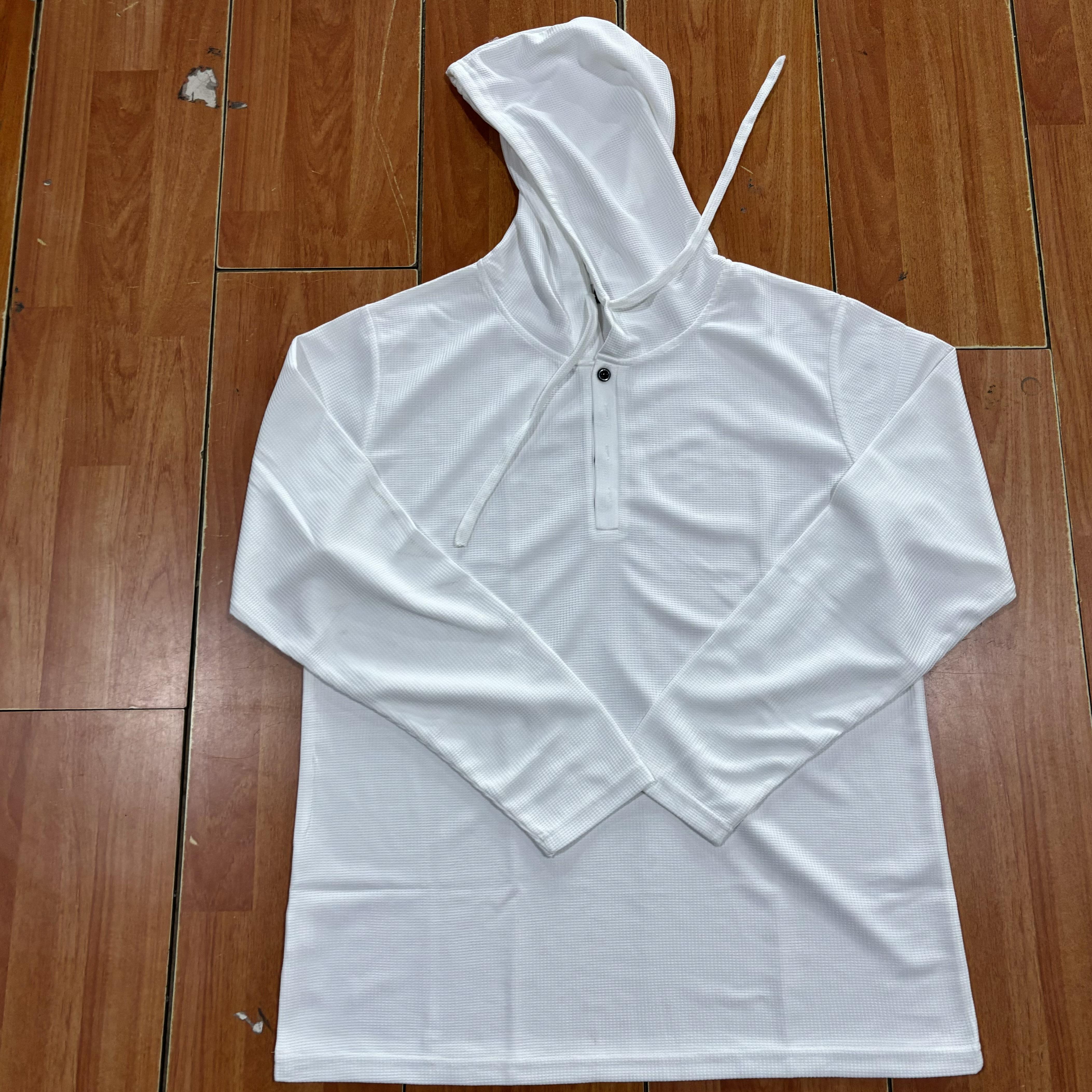 Весенне-осенняя футболка с капюшоном, мужская однотонная футболка с длинным рукавом, приталенные спортивные топы, модные дышащие повседневные футболки, мужская футболка с v-образным вырезом XXL белый
Весенне-осенняя футболка с капюшоном, мужская однотонная футболка с длинным рукавом, приталенные спортивные топы, модные дышащие повседневные футболки, мужская футболка с v-образным вырезом XXL белый