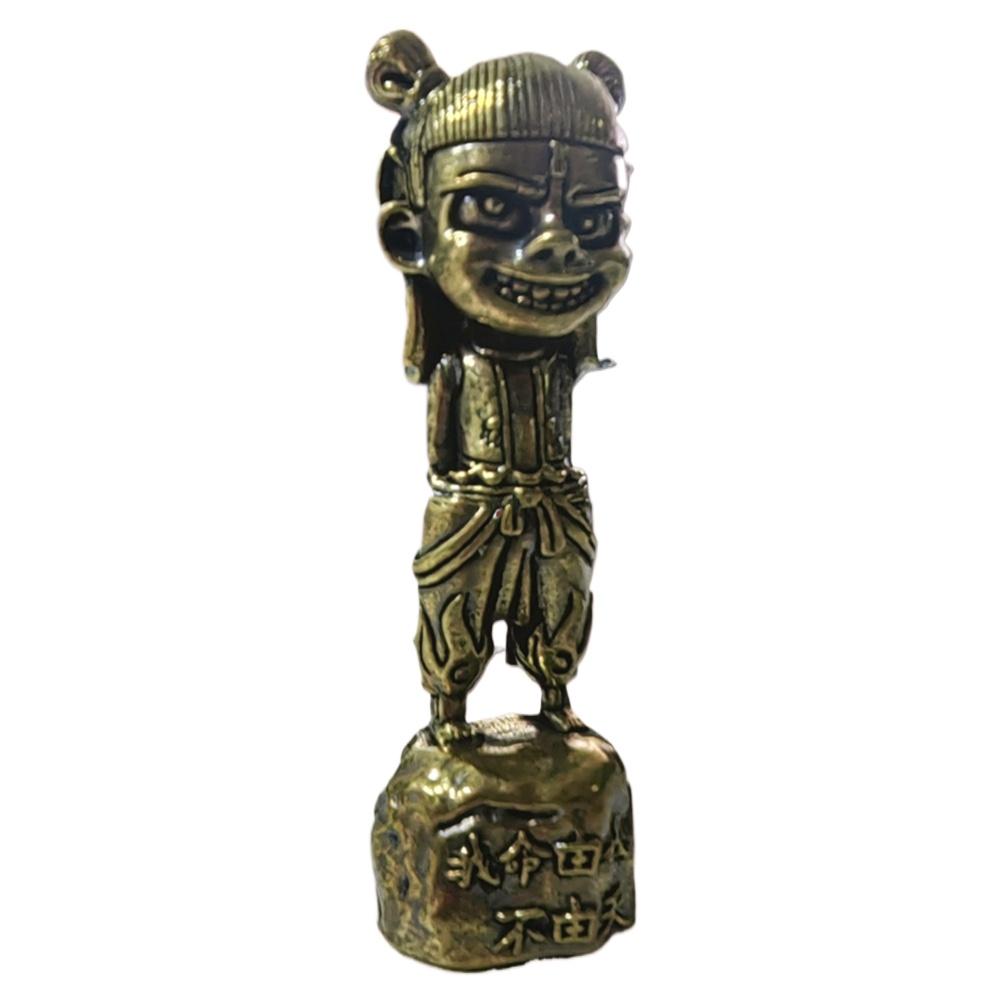 XITAO Pure Copper Nezha 2 Figurine Brass Home Decoration Desk Decor HJF0625 28g 53mm*15mm
XITAO Pure Copper Nezha 2 Figurine Brass Home Decoration Desk Decor HJF0625 28g 53mm*15mm