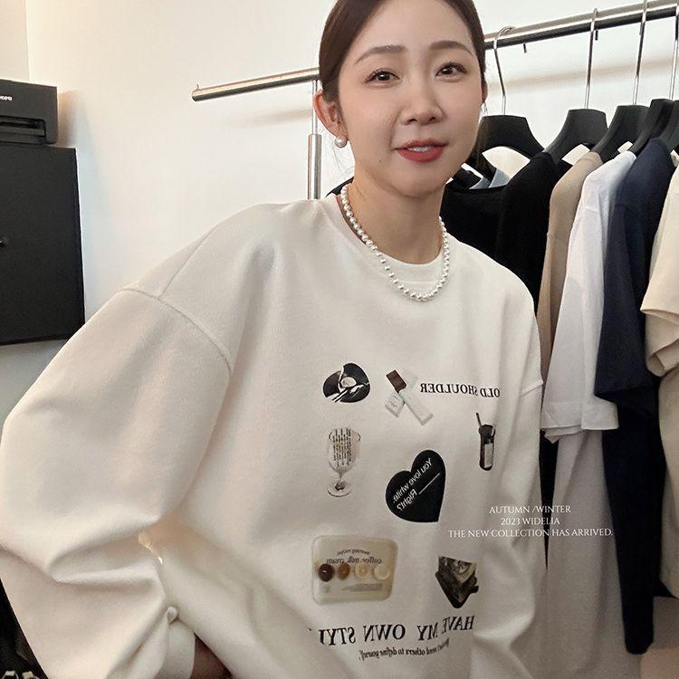 SCIONE New Solid Color Long Sleeve Plus Velvet Padded Hoodless Sweater Fashion Print Loose Casual Round Neck Tops Coat M белый
SCIONE New Solid Color Long Sleeve Plus Velvet Padded Hoodless Sweater Fashion Print Loose Casual Round Neck Tops Coat M белый