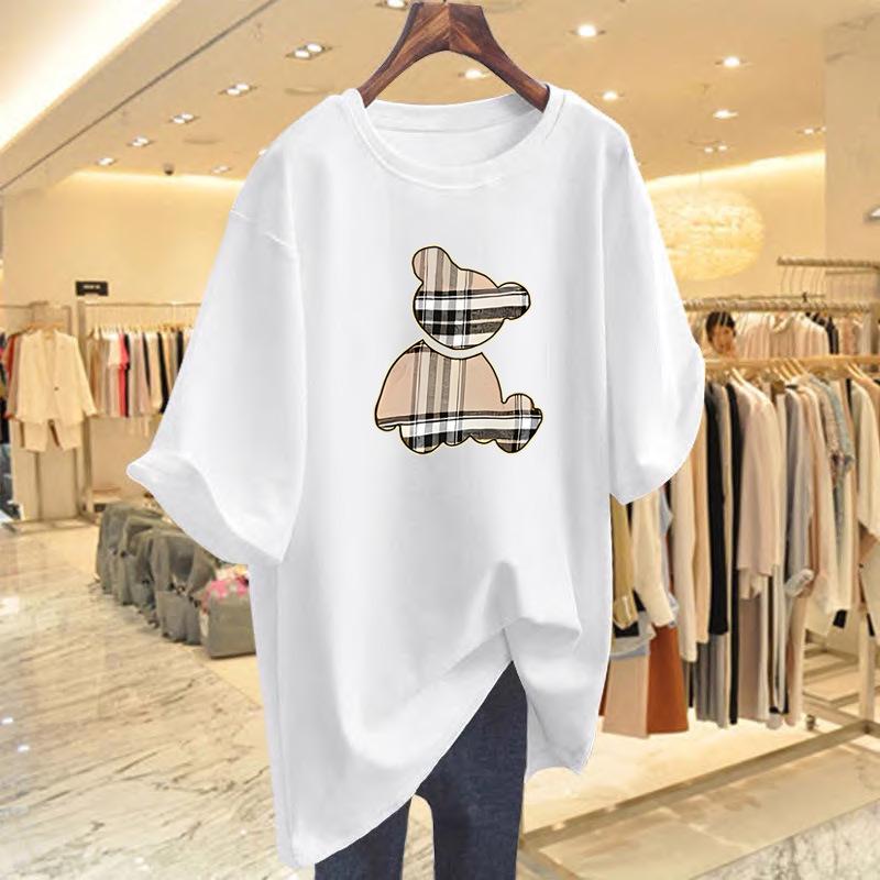Women s Casual Loose-Fit Cotton Short-Sleeve T-Shirt - White, Mid-Length, Spring/Summer S
Women s Casual Loose-Fit Cotton Short-Sleeve T-Shirt - White, Mid-Length, Spring/Summer S