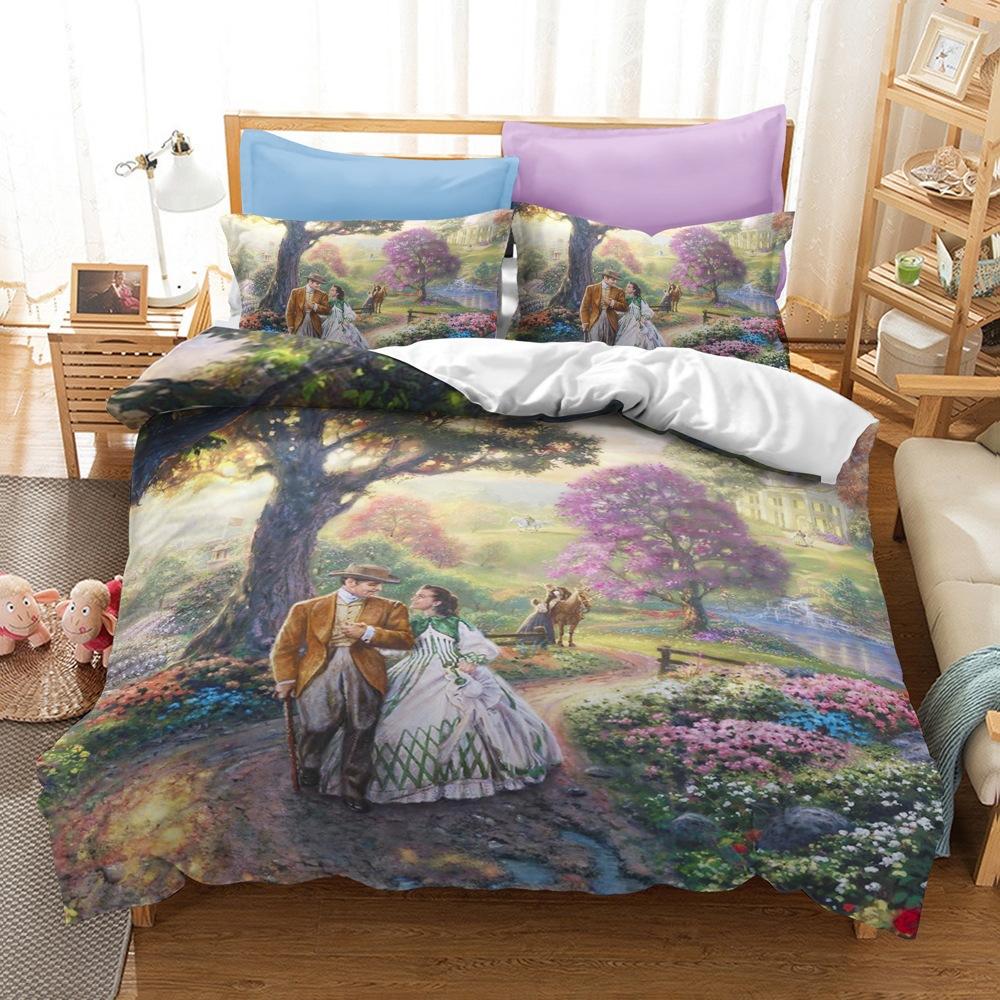 Комплект постельного белья, Серия масляной живописи Размер Трехпредметный пододеяльник EU Single 135x200cm
Комплект постельного белья, Серия масляной живописи Размер Трехпредметный пододеяльник EU Single 135x200cm