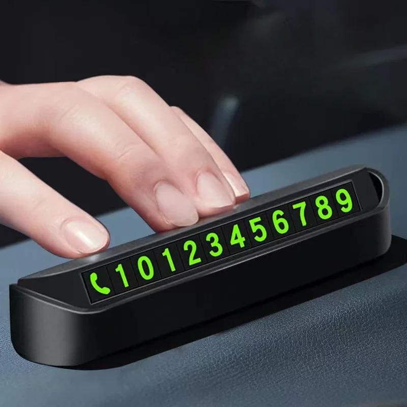 Luminous Car Temporary Parking Card Car Styling Phone Number Card Plate Telephone Number Park Stop Sticker Car Auto Accessories
Luminous Car Temporary Parking Card Car Styling Phone Number Card Plate Telephone Number Park Stop Sticker Car Auto Accessories