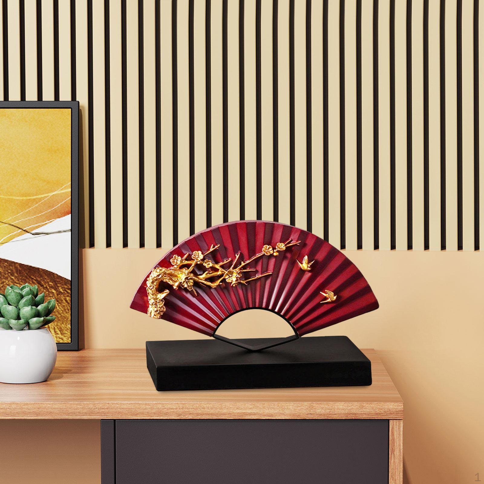 Chinese Fan Figurine Art Piece for Desk and Shelf Display Height 15cm красный
Chinese Fan Figurine Art Piece for Desk and Shelf Display Height 15cm красный