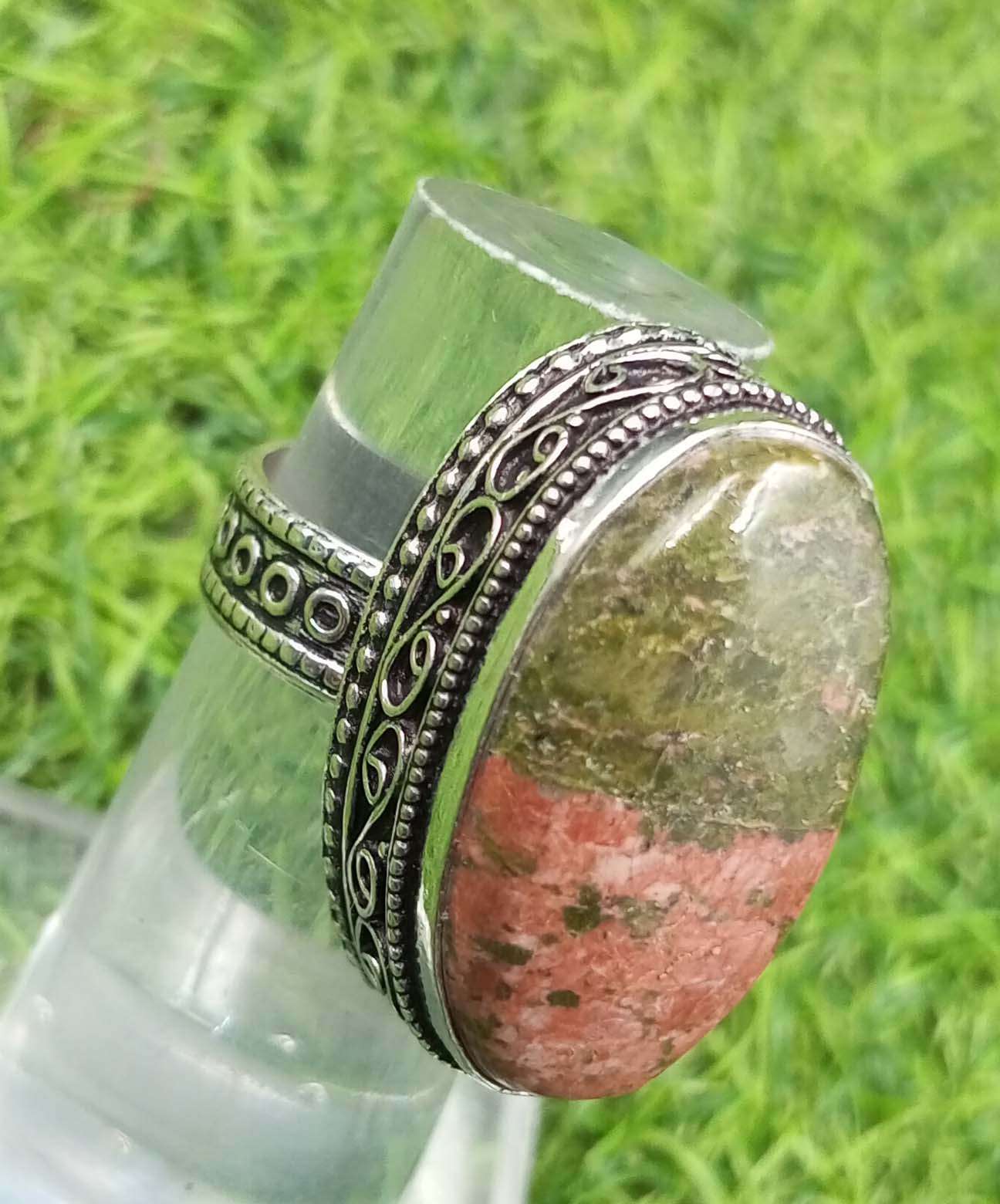 Unakite Gemstone 925 Sterling Silver Plated Antique Vintage Ring US SZ 7 Jewelry AVRF37
Unakite Gemstone 925 Sterling Silver Plated Antique Vintage Ring US SZ 7 Jewelry AVRF37