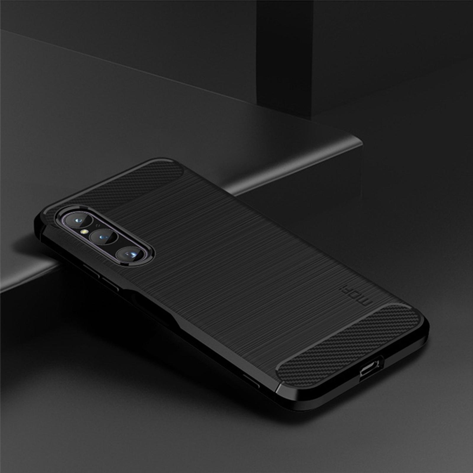 MOFI JK TPU Series-1 For Sony Xperia 1 V Carbon Fiber Brushed Phone Case Soft TPU Phone Back Cover Black
MOFI JK TPU Series-1 For Sony Xperia 1 V Carbon Fiber Brushed Phone Case Soft TPU Phone Back Cover Black