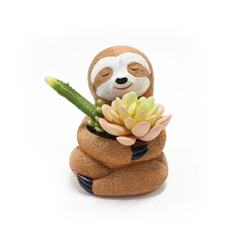 Sloth Flowerpot Decoration, Creative Resin Succulent Potted Plant Vase Decoration, Desktop Green Plant Arrangement Sloth flowerpot
Sloth Flowerpot Decoration, Creative Resin Succulent Potted Plant Vase Decoration, Desktop Green Plant Arrangement Sloth flowerpot