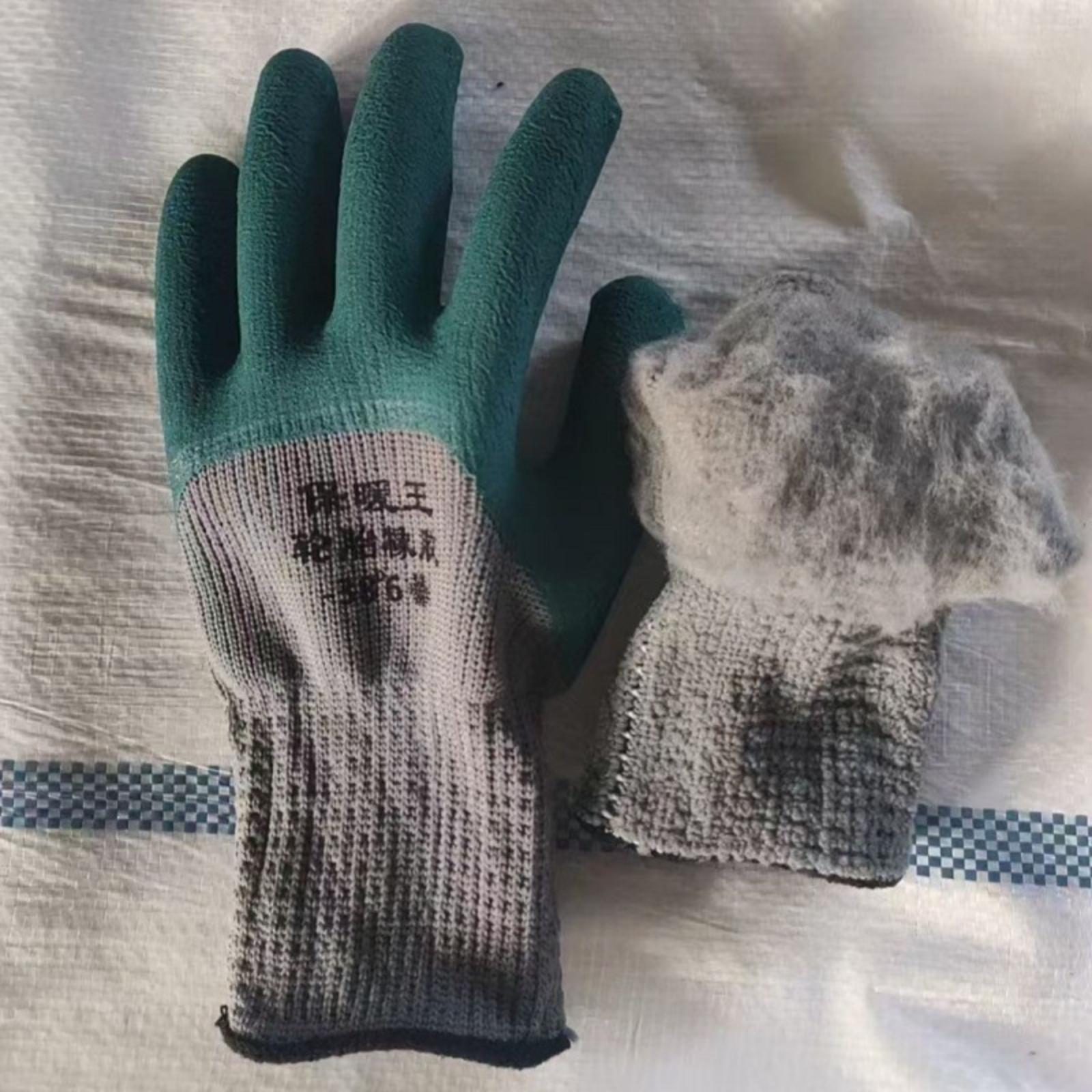 Winter Thick And Velvet And Cold Resistant Labor Gloves Keep Warm, Warm, And Wear-resistant One Size зелений
Winter Thick And Velvet And Cold Resistant Labor Gloves Keep Warm, Warm, And Wear-resistant One Size зелений