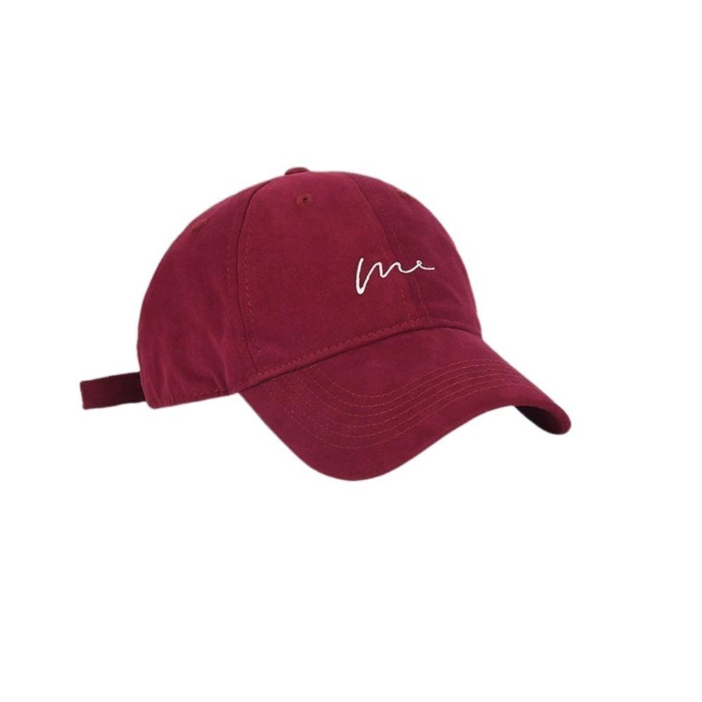 Vintage Embroidered Baseball Hat Adjustable Baseball Hat Fashion Sunscreen Hat Casual Outdoor вина червоного кольору
Vintage Embroidered Baseball Hat Adjustable Baseball Hat Fashion Sunscreen Hat Casual Outdoor вина червоного кольору