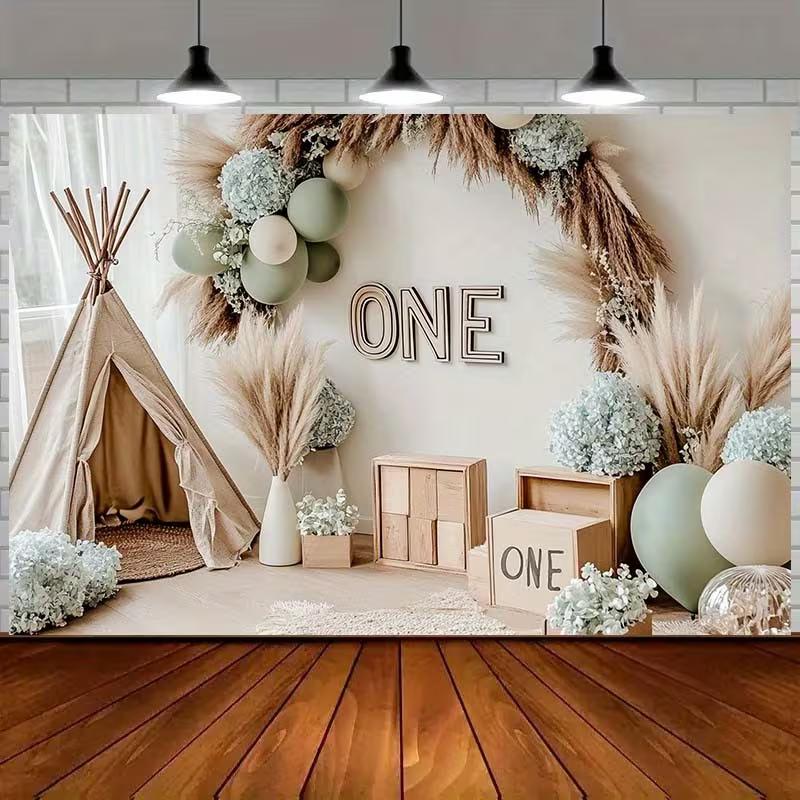 2D Boho 1st Birthday Backdrop Sage Green Pampas Grass Photography Background 47.2x31.5inch/120*80cm
2D Boho 1st Birthday Backdrop Sage Green Pampas Grass Photography Background 47.2x31.5inch/120*80cm