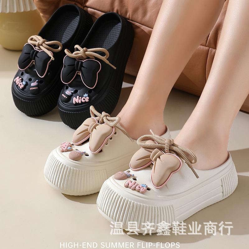 Summer new popular hole shoes soft sole cute three-dimensional bow women s shoes one pedal beach shoes 39-40
Summer new popular hole shoes soft sole cute three-dimensional bow women s shoes one pedal beach shoes 39-40