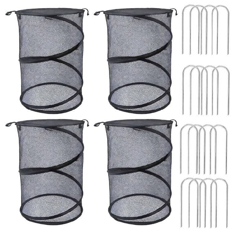 4pack Reusables Meshes Plant Shield Foldable Popped Up Plant Covers for Protecting Flowers Vegetables чорний
4pack Reusables Meshes Plant Shield Foldable Popped Up Plant Covers for Protecting Flowers Vegetables чорний