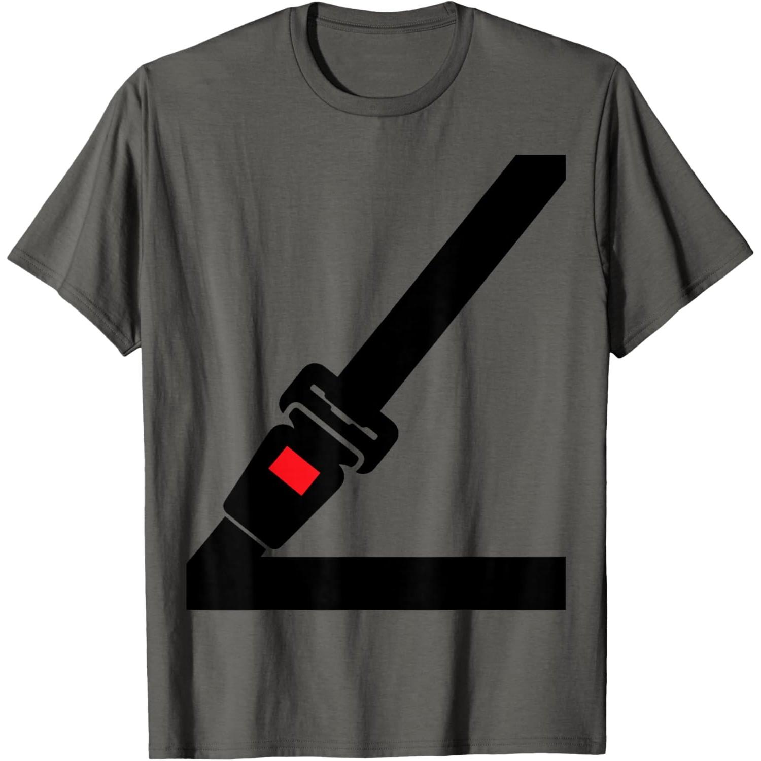 Funny Seat Belt TShirt Graphic Tee Breathable Casual Cotton Short Sleeve TShirt S
Funny Seat Belt TShirt Graphic Tee Breathable Casual Cotton Short Sleeve TShirt S
