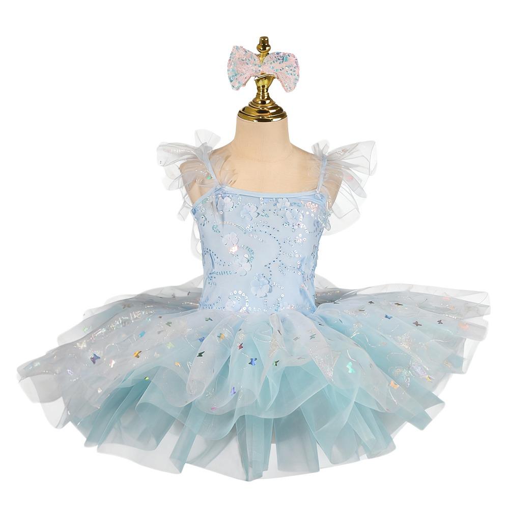 Sequin Kids Ballet Dress Modern Performance Clothes Fashion Princess Dress Dance 130CM небо синє кольору
Sequin Kids Ballet Dress Modern Performance Clothes Fashion Princess Dress Dance 130CM небо синє кольору