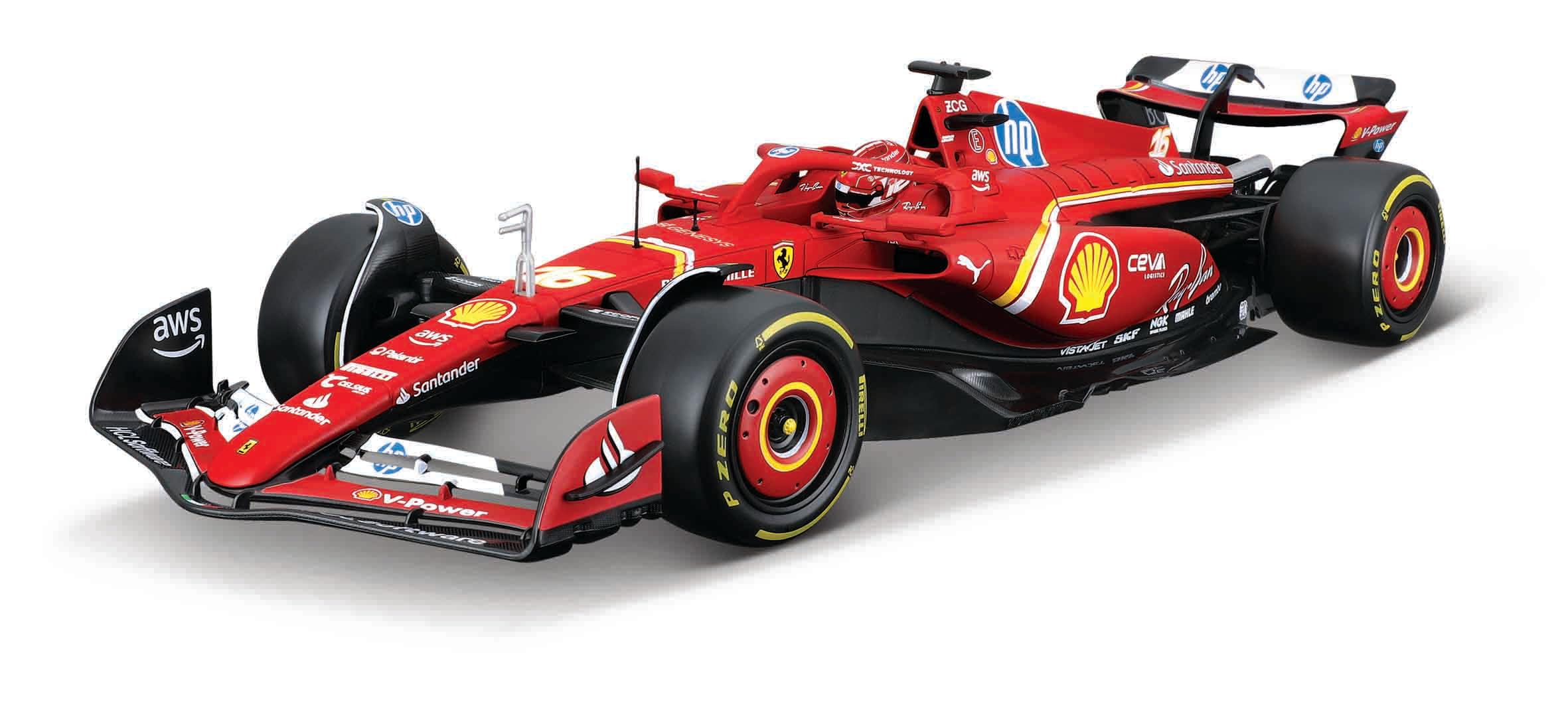 Bburago 2024 Модель F1 Ferrari Шарль Леклер Литая машина Готовое изделие 1/18 SF-24 #16 18-16815 (# 16)
Bburago 2024 Модель F1 Ferrari Шарль Леклер Литая машина Готовое изделие 1/18 SF-24 #16 18-16815 (# 16)