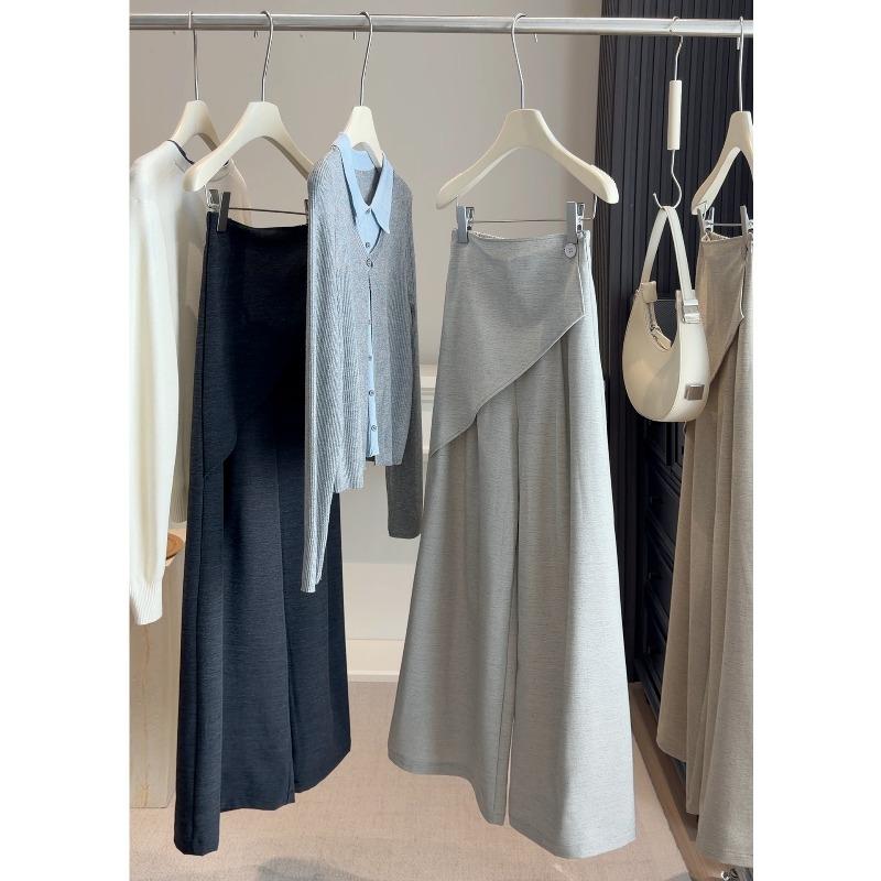 Niche design sense irregular fake two-piece fart curtain suit wide-leg pants women s spring new loose straight casual pants tide S светло-серый
Niche design sense irregular fake two-piece fart curtain suit wide-leg pants women s spring new loose straight casual pants tide S светло-серый