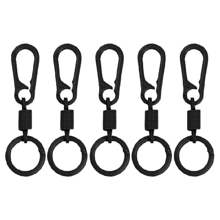 5Pcs Metal Swivels Clasp Hanging Clip Spring Keychains Buckle Carabiner Clip keychain Accessories Easy to Install чорний
5Pcs Metal Swivels Clasp Hanging Clip Spring Keychains Buckle Carabiner Clip keychain Accessories Easy to Install чорний