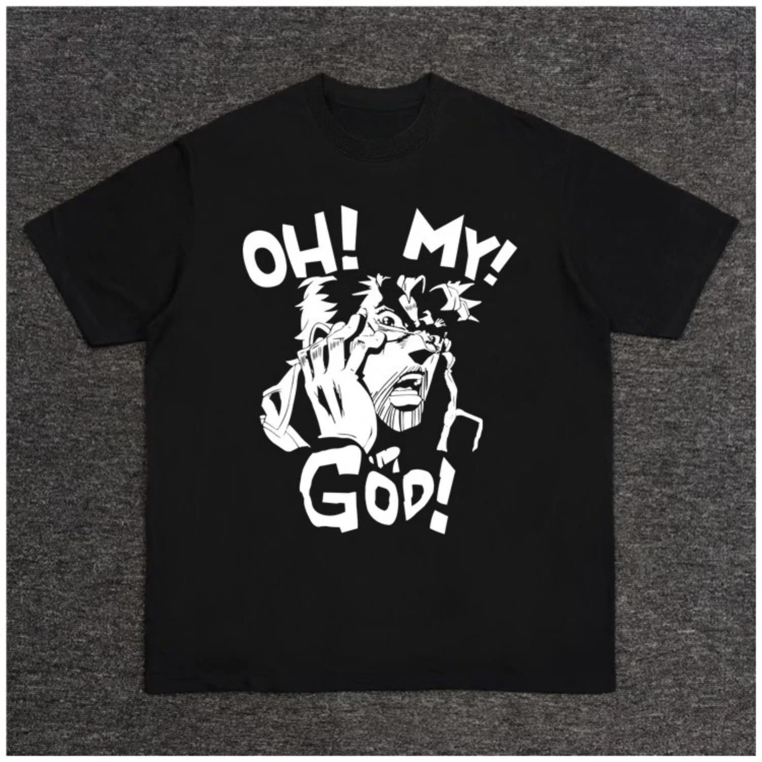 Erqiao Anime Short-Sleeve T-Shirt - Heavyweight Cotton Loose Fit Retro American Street Style Unisex Plus Sizes INS Trend Top Tee XXXXXL чорний
Erqiao Anime Short-Sleeve T-Shirt - Heavyweight Cotton Loose Fit Retro American Street Style Unisex Plus Sizes INS Trend Top Tee XXXXXL чорний
