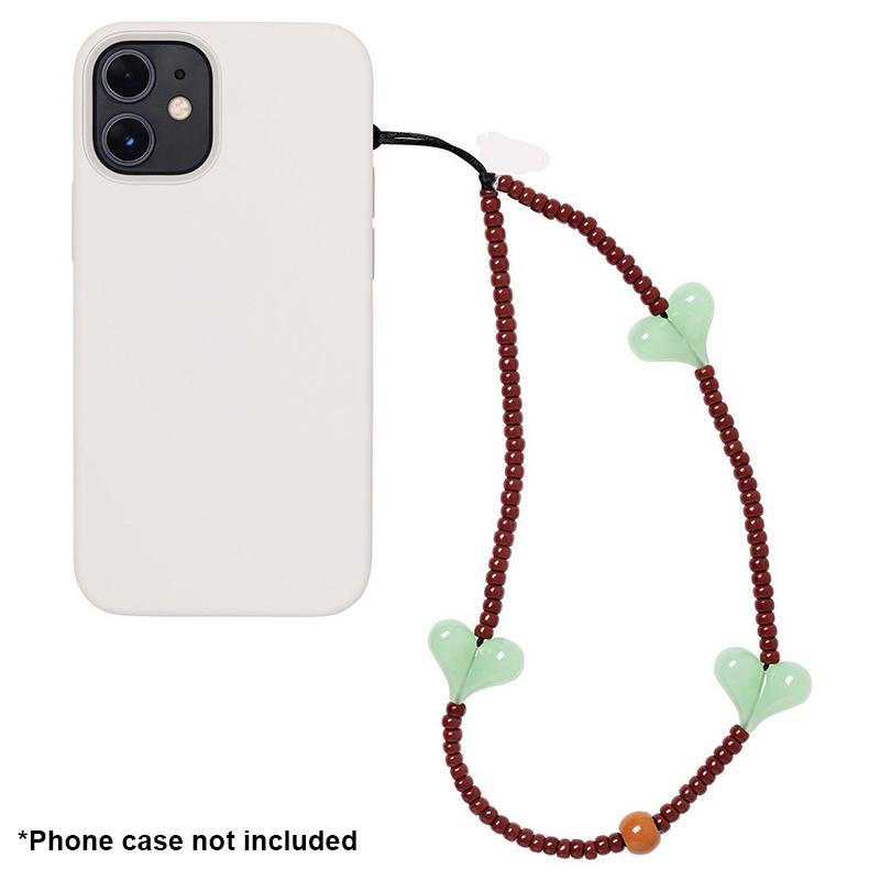 Beaded Phone Lanyard Glass Bead Heart Decor Phone Chain Anti-Lost, Length: 16cm+5cm B
Beaded Phone Lanyard Glass Bead Heart Decor Phone Chain Anti-Lost, Length: 16cm+5cm B