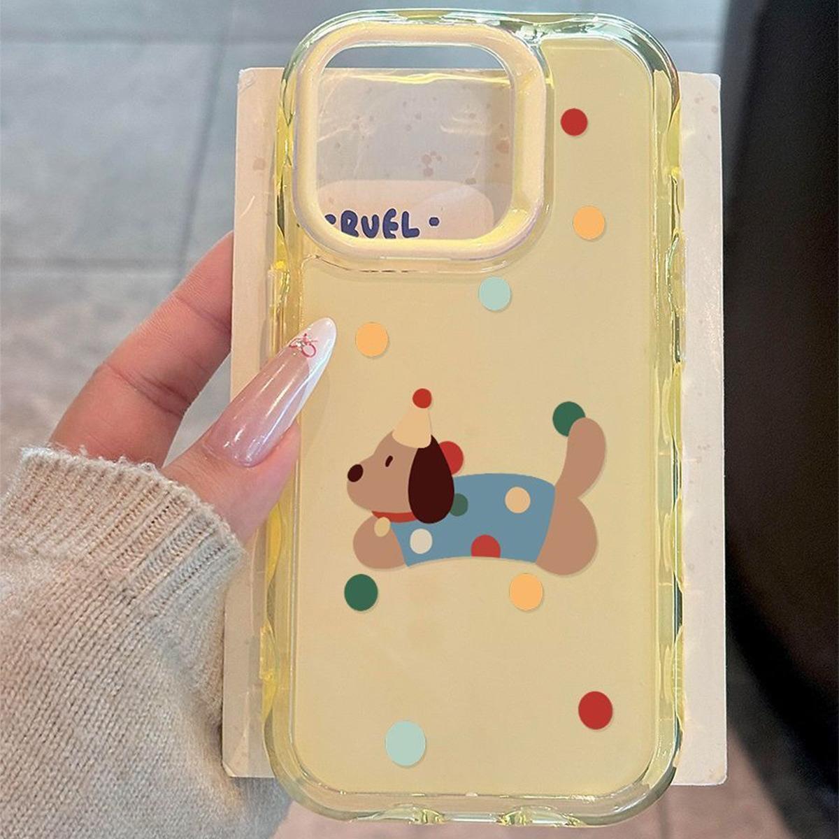 Fashionable Cute Puppy for Apple Mobile Phone Protective Case 16promax Laser Hollow Wave Three-in-One Mobile Phone Case for Women For iPhone 16PROMAX
Fashionable Cute Puppy for Apple Mobile Phone Protective Case 16promax Laser Hollow Wave Three-in-One Mobile Phone Case for Women For iPhone 16PROMAX