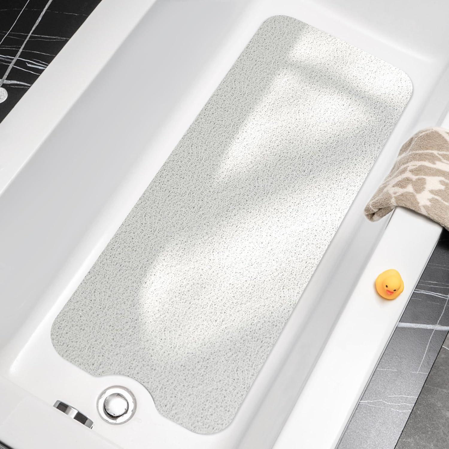 Bathroom Shower Mat Non Slip Absorbent Bath Rug with Contoured Design for Tub and Shower Floor Comfort and Safety One Size білий
Bathroom Shower Mat Non Slip Absorbent Bath Rug with Contoured Design for Tub and Shower Floor Comfort and Safety One Size білий