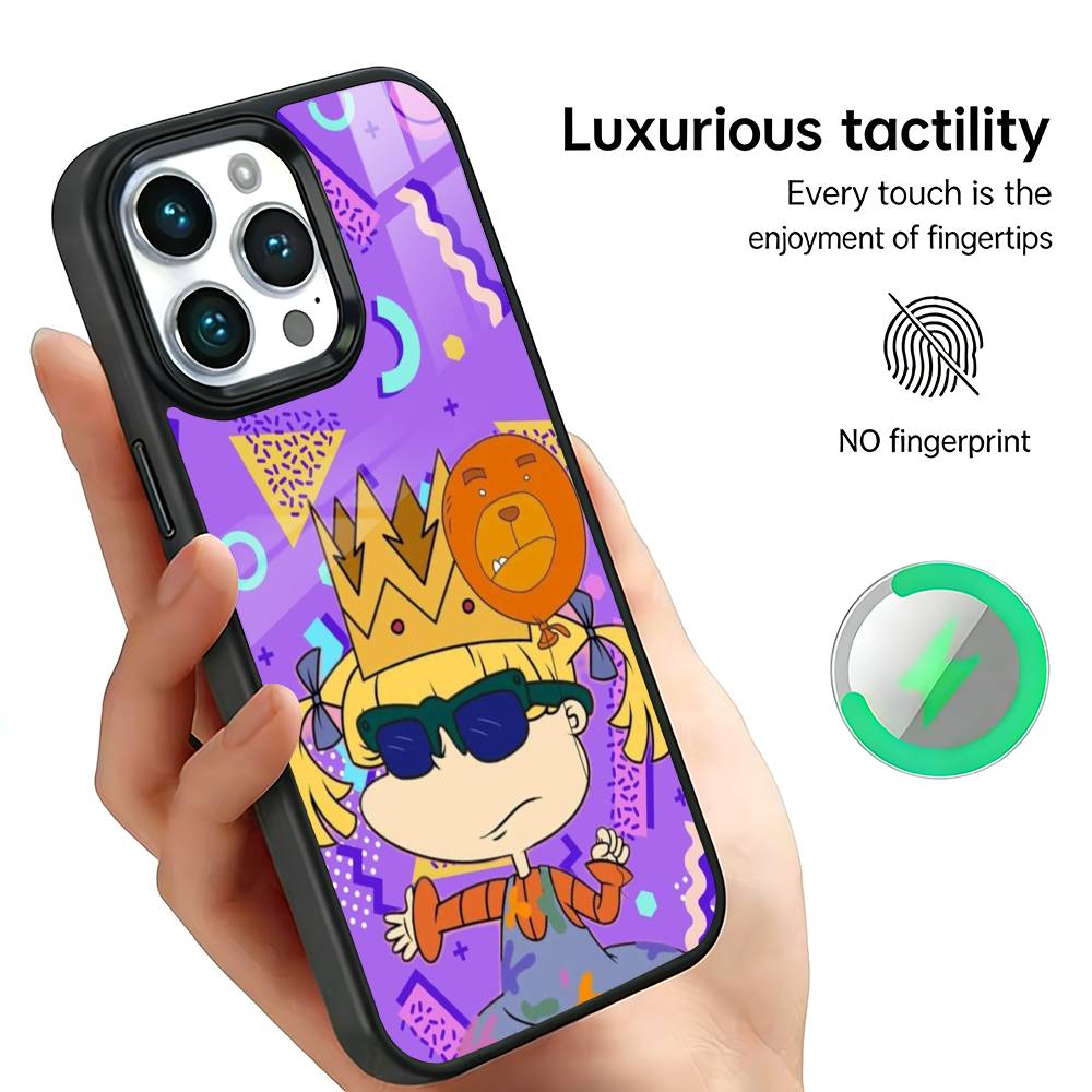 Movie R-Rugrats Cartoon Reptar Phone Case For IPhone17 16 15 14 13 12 11 Plus Pro Max Plus Wireless Charger Cover Funda iPhone12
Movie R-Rugrats Cartoon Reptar Phone Case For IPhone17 16 15 14 13 12 11 Plus Pro Max Plus Wireless Charger Cover Funda iPhone12