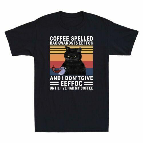 Coffee Spelled Backwards Is Eeffoc I Don039;t Give Eeffoc Black Cat Men039;s T Shirt Unisex T-Shirt XXL
Coffee Spelled Backwards Is Eeffoc I Don039;t Give Eeffoc Black Cat Men039;s T Shirt Unisex T-Shirt XXL